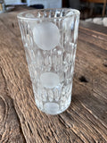 Vase aus Klarglas
