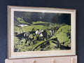 Grafik Eduard Bischoff Einholen mit Pferdewagen