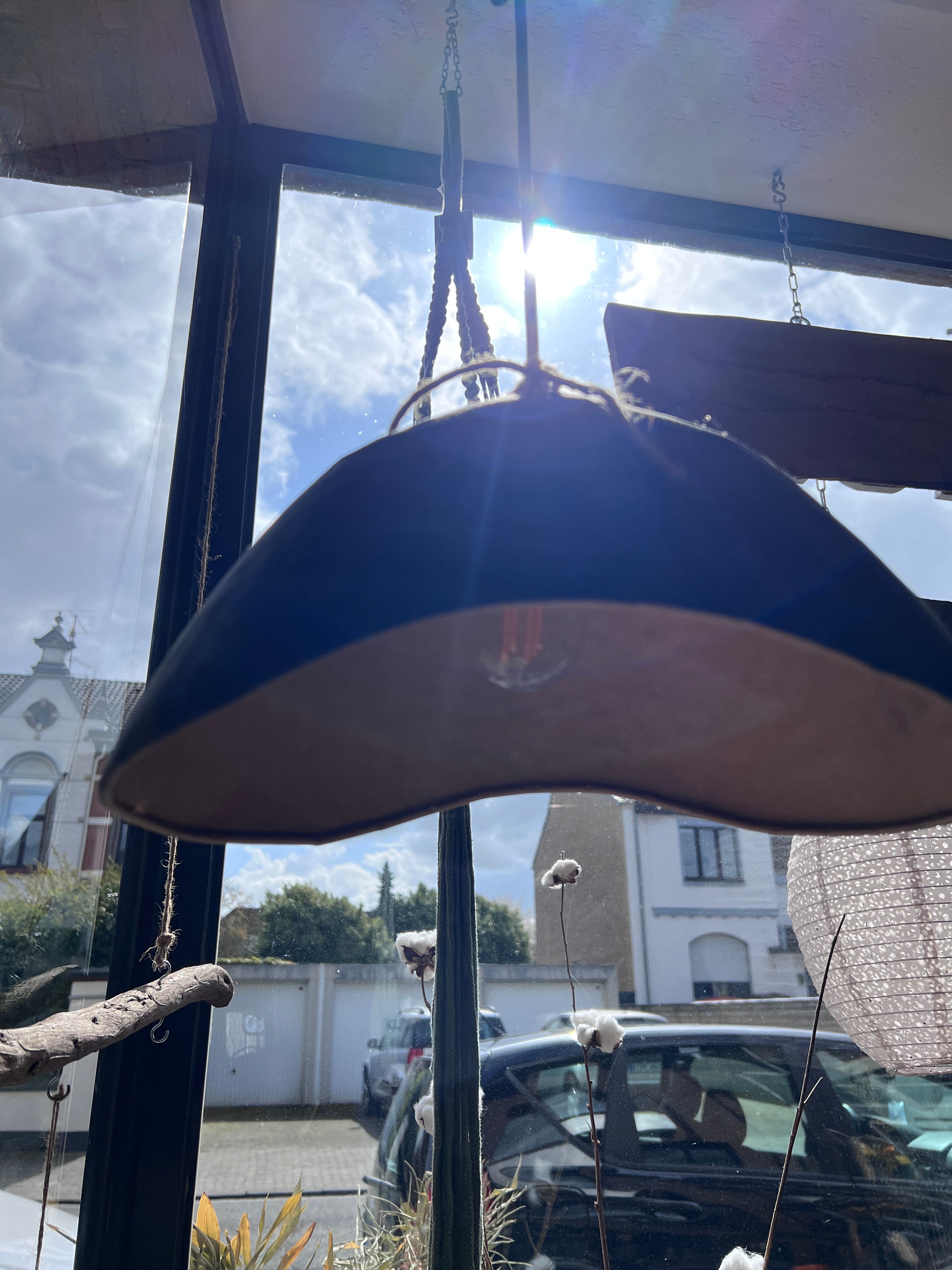 Deckenlampe aus Blech