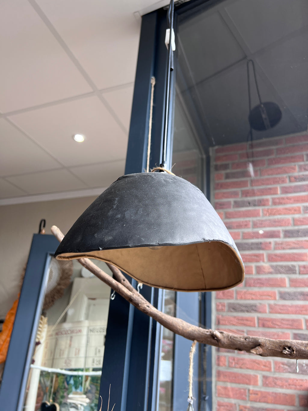 Deckenlampe aus Blech