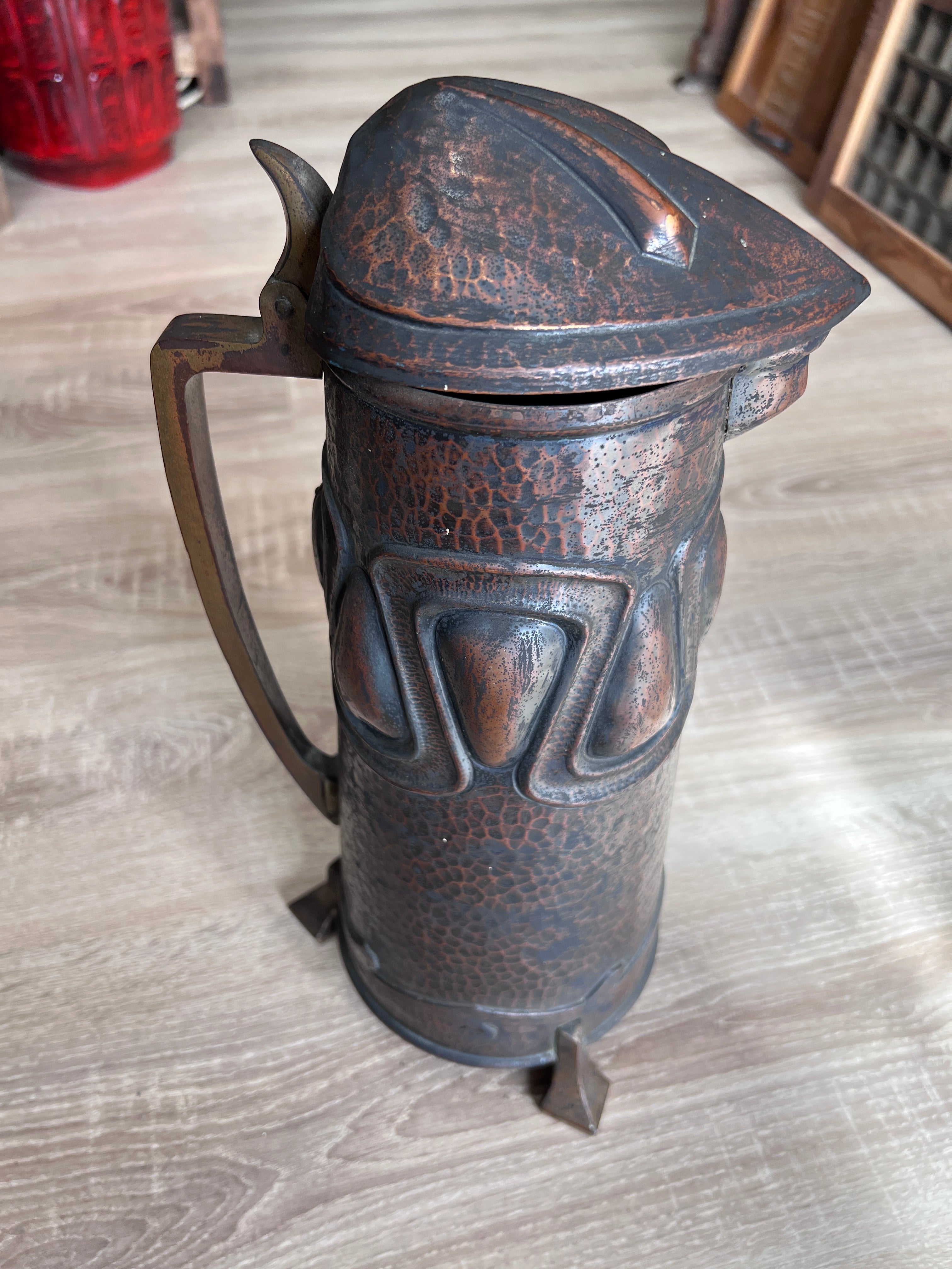 Jugendstil Kupferkanne