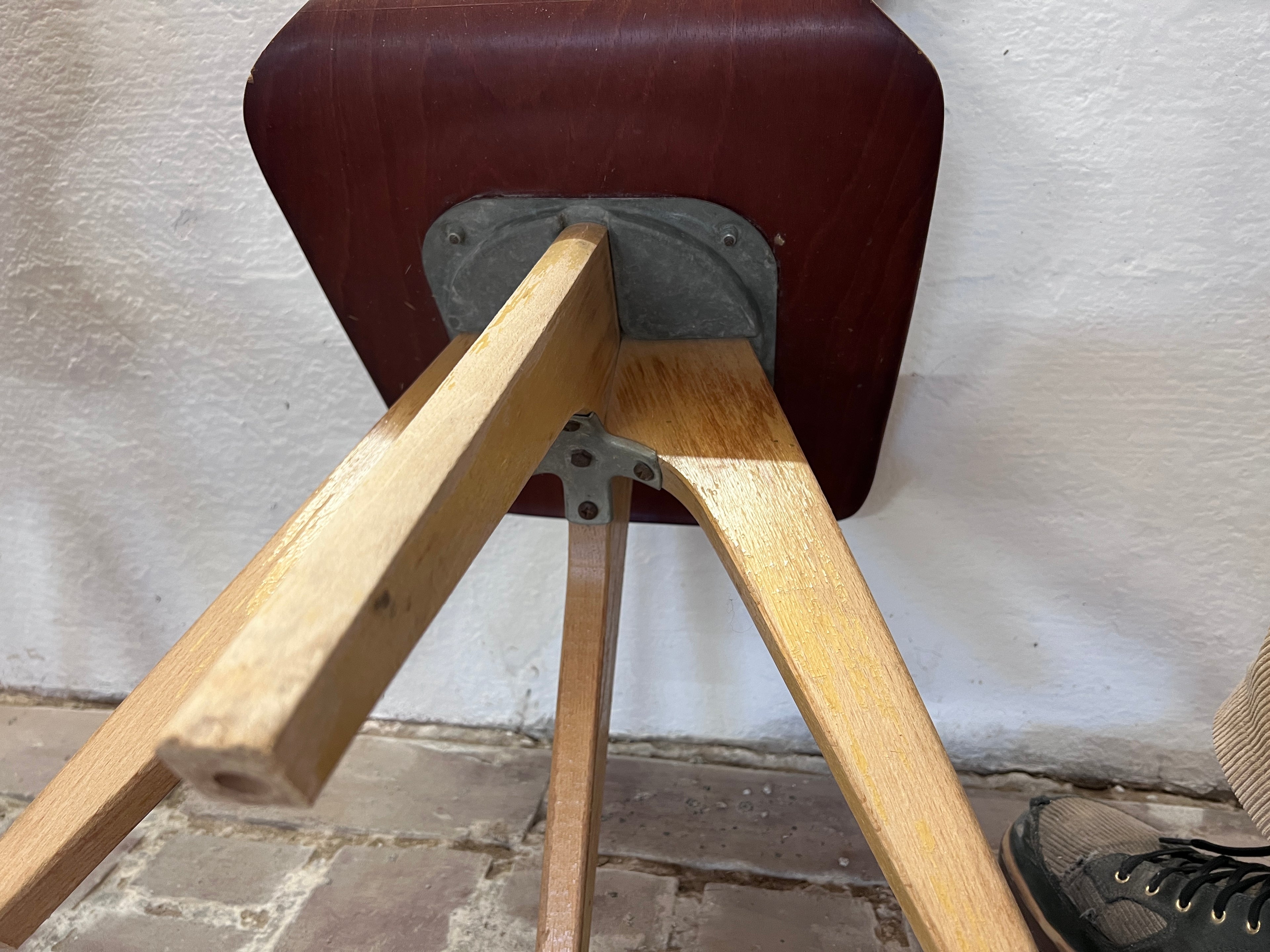 Flötotto Kinderstuhl mit Holzgestell