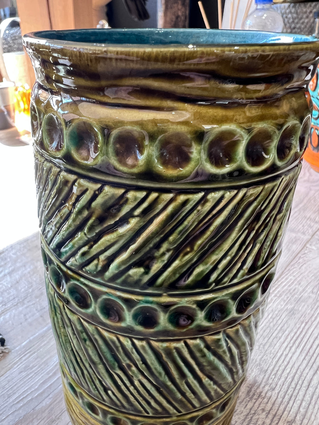 Grüne Vase von Bay