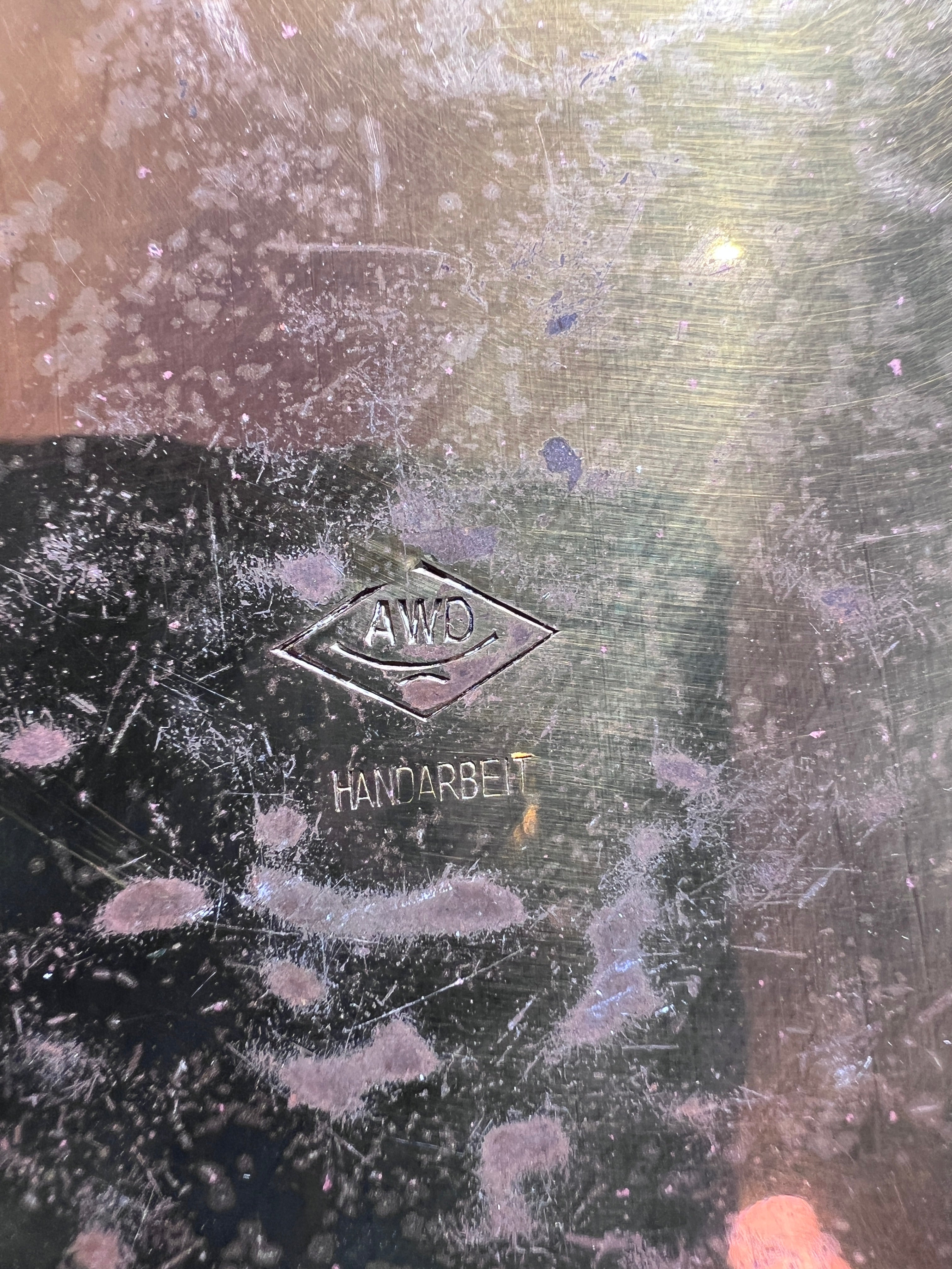 50ger Jahre Messingschale von AWD