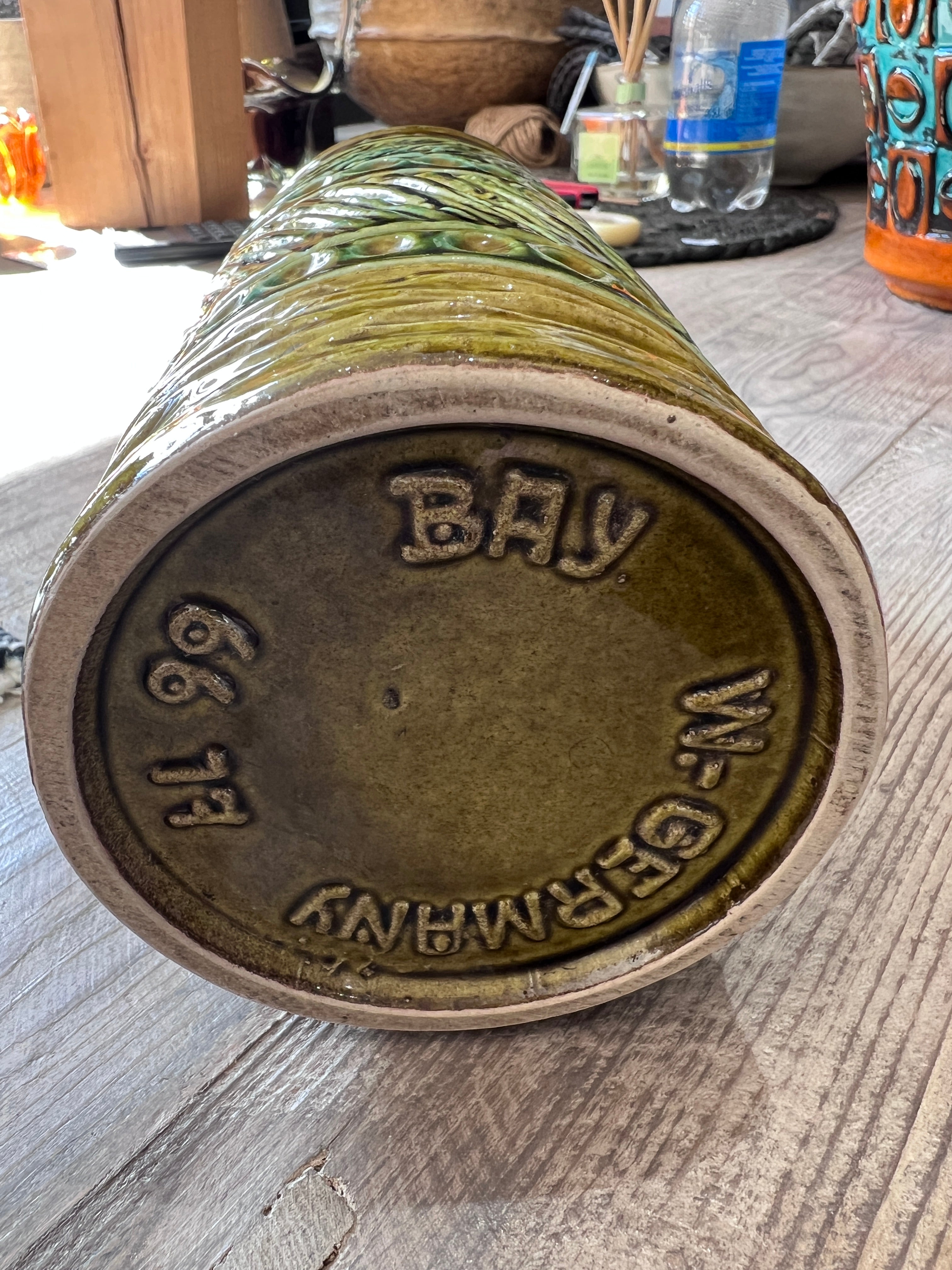 Grüne Vase von Bay