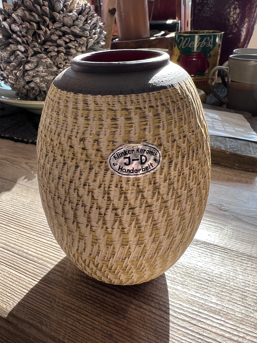 Tonvase von J-D Klinker Keramik