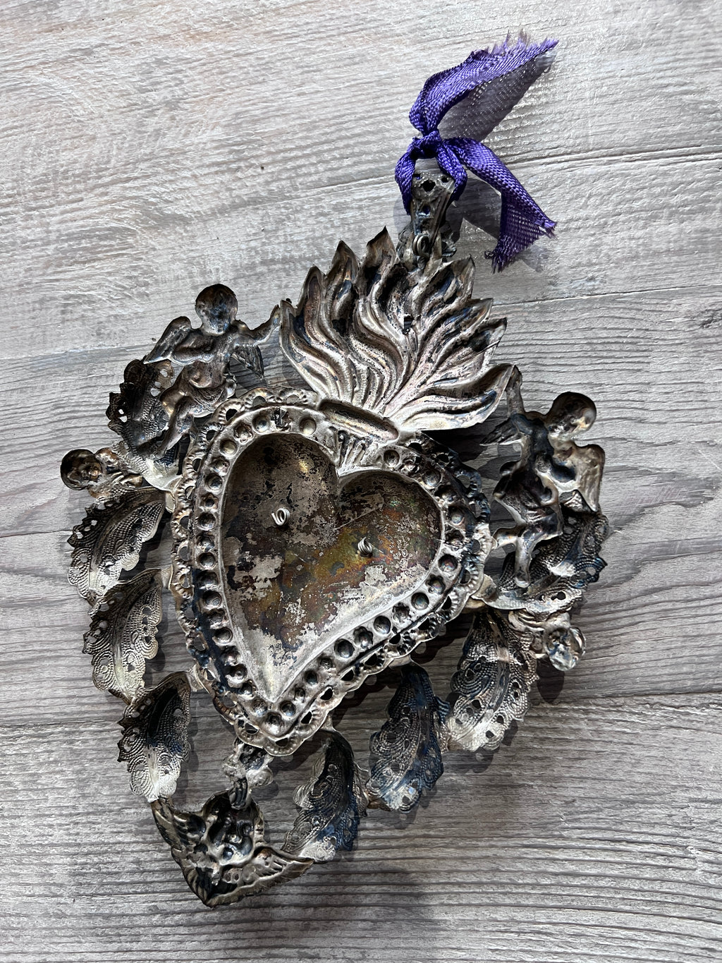 Ex Voto Herz mit Engeln PGR