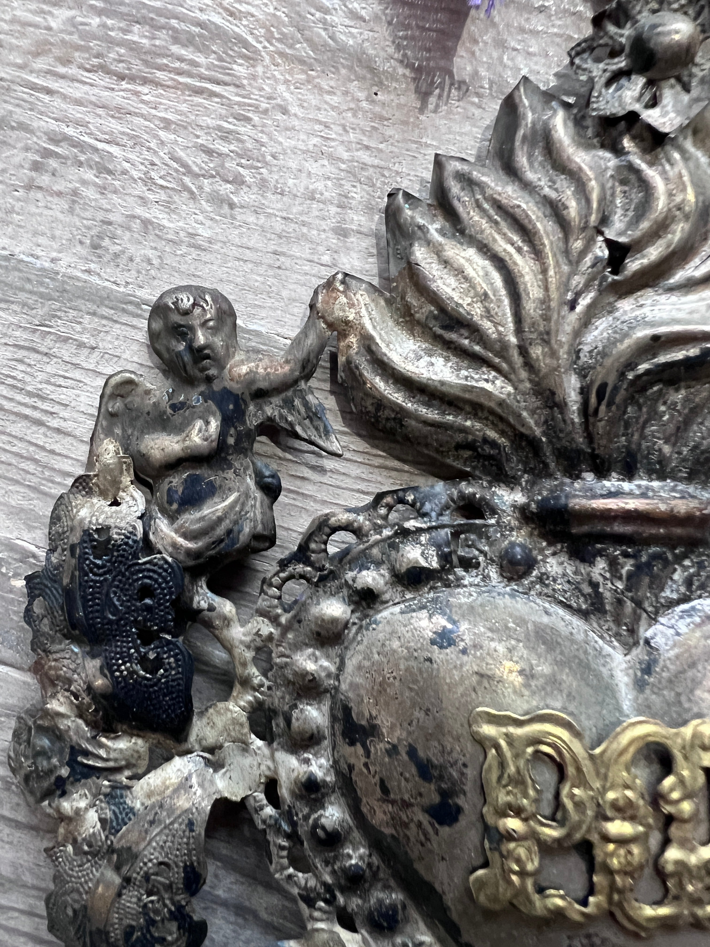 Ex Voto Herz mit Engeln PGR