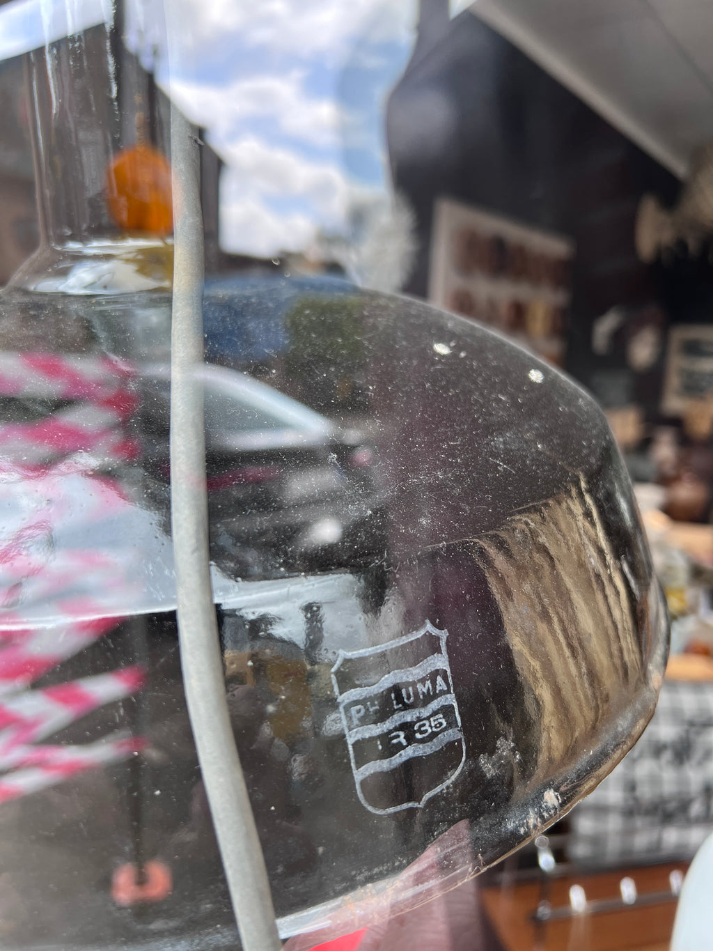 Industrie-Deckenlampe aus Belgien